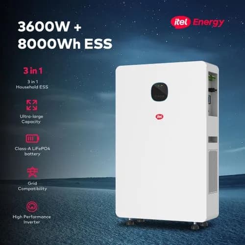 itel 8000Wh Solar Generator All in One with 3600W Inverter, 8000Wh Lithium Battery IESS-3K680N