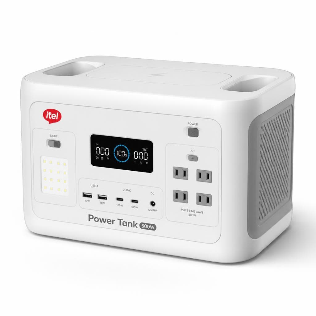 Power Tank 500W — display close-up