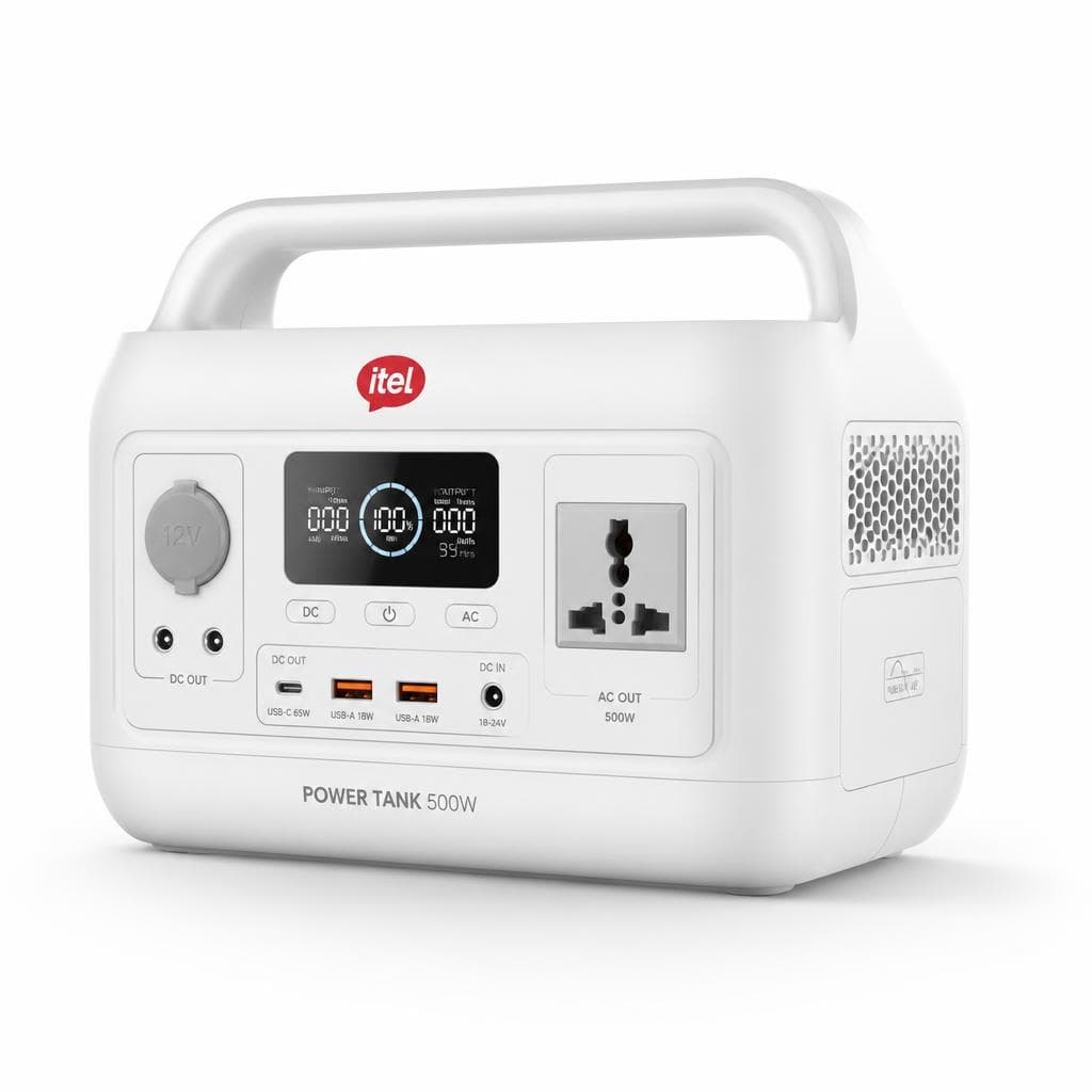 Power Tank 500W — output sockets