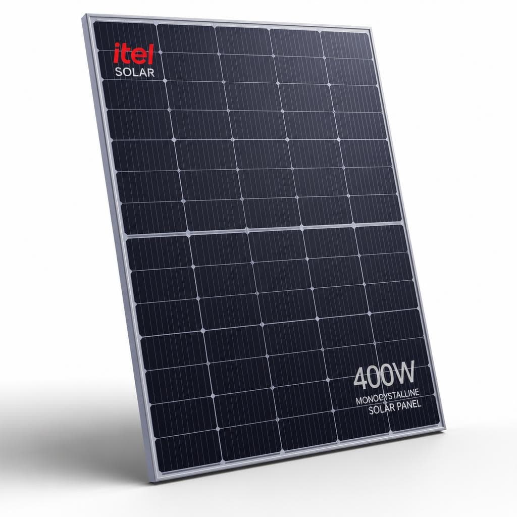 Solar panel — installed array